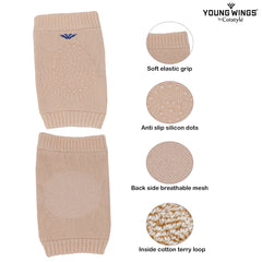 Kids Knee and Elbow Protector with Anti-Slip - Pack of 2 Pairs