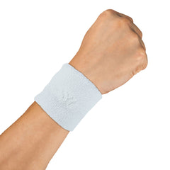 Cotton Wrist Band with Antibacterial and Moisture Wicking (Unisex) - Pack of 2 Pairs