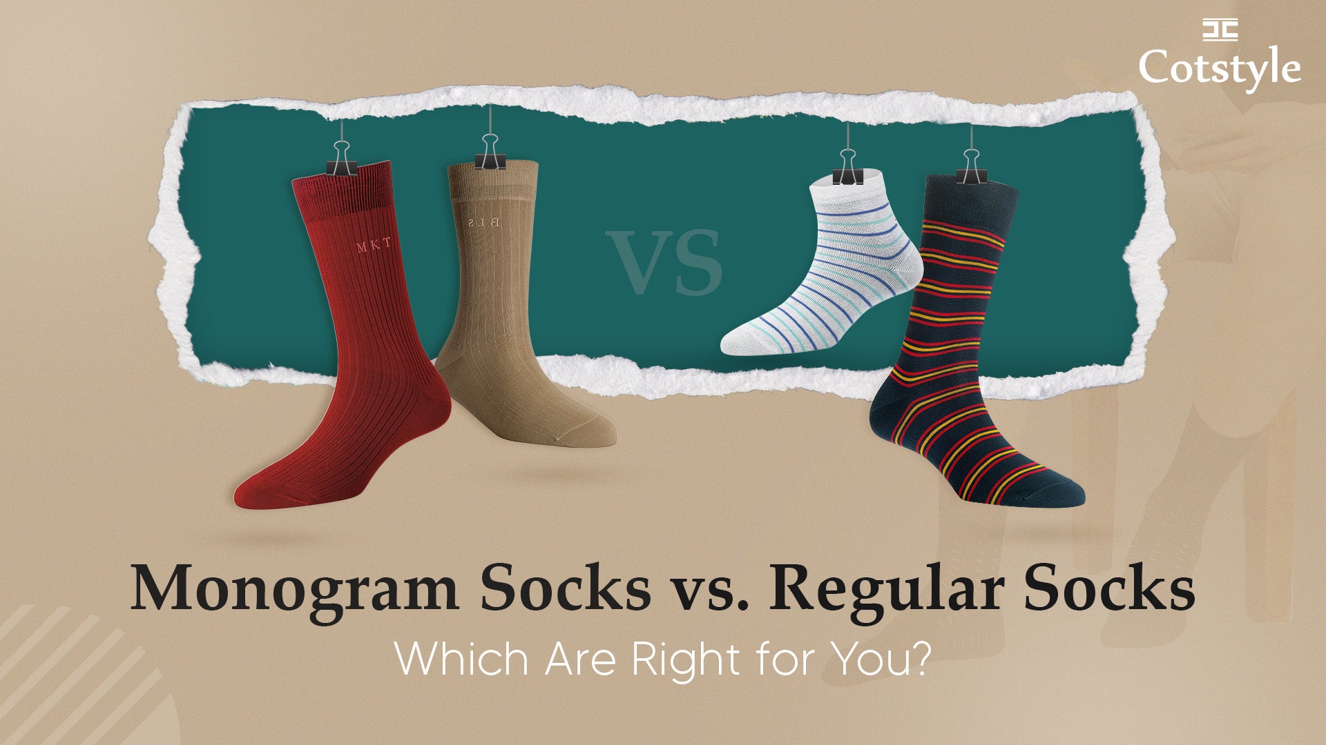 Monogram Socks vs Regular Socks: Which Are Right for You?