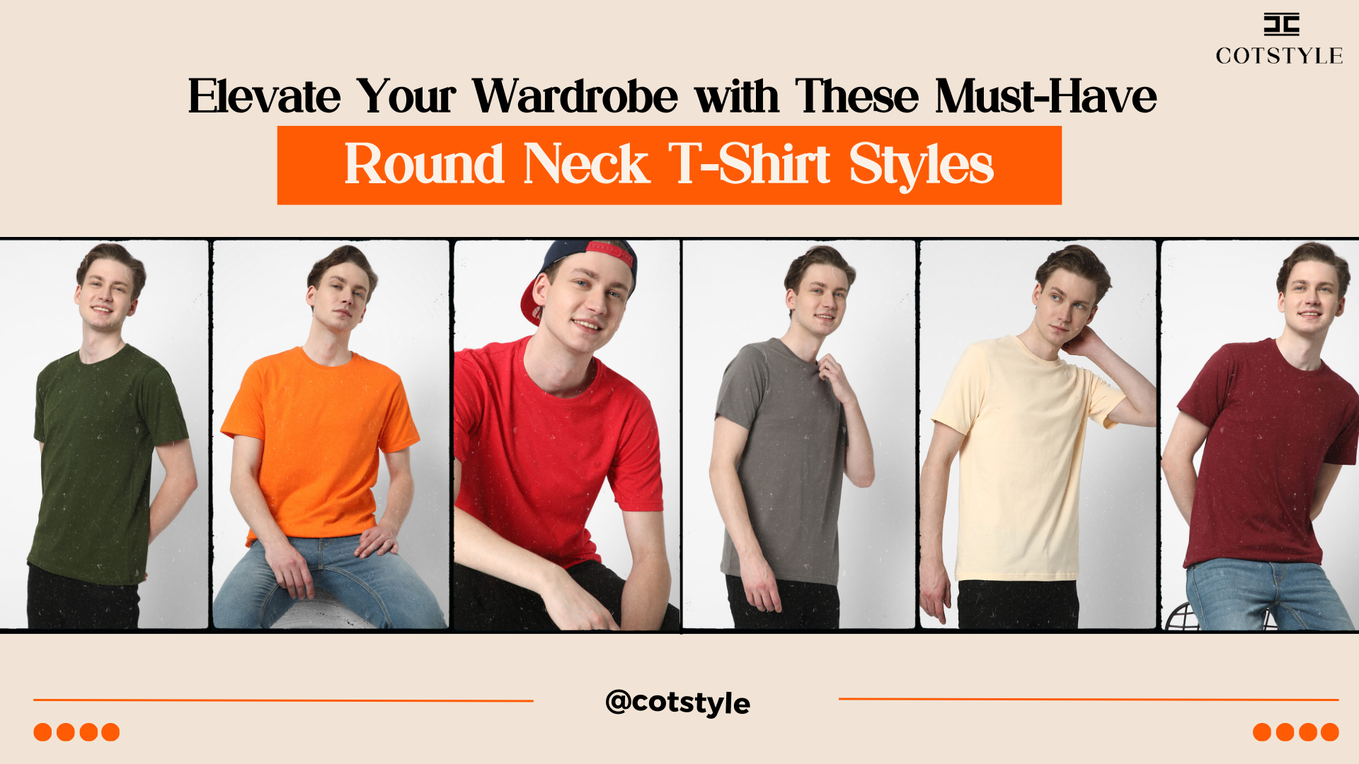 Elevate Your Wardrobe with These Must-have Round Neck T-shirt Styles
