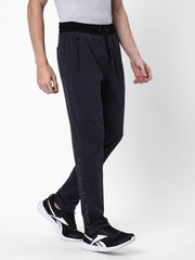 Cotstyle Men's Super Combed Cotton Slim-Fit Track Pants with Side Pocket, Colour Dark Grey-Style no.TP1100