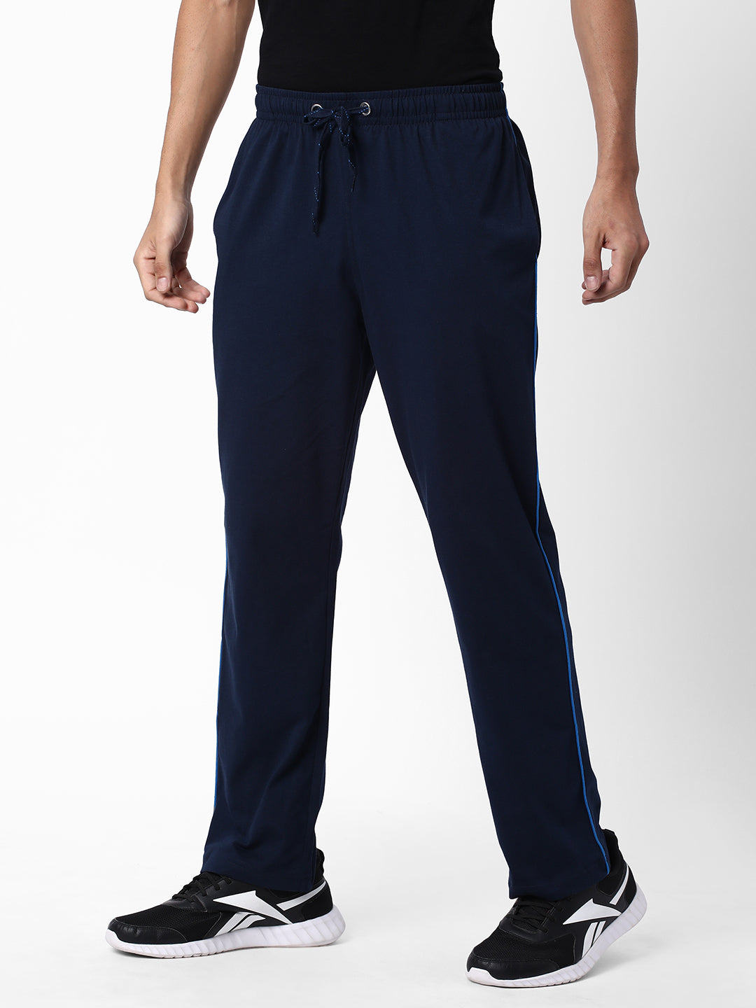 Buy Jockey IM07 Men's Microfiber Slim Fit All Day Navy Blue Trackpant online