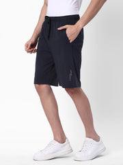 Cotstyle Men's Super Combed Cotton Regular Fit Solid Shorts with Side Pockets - Dark Grey, Style no.SH902