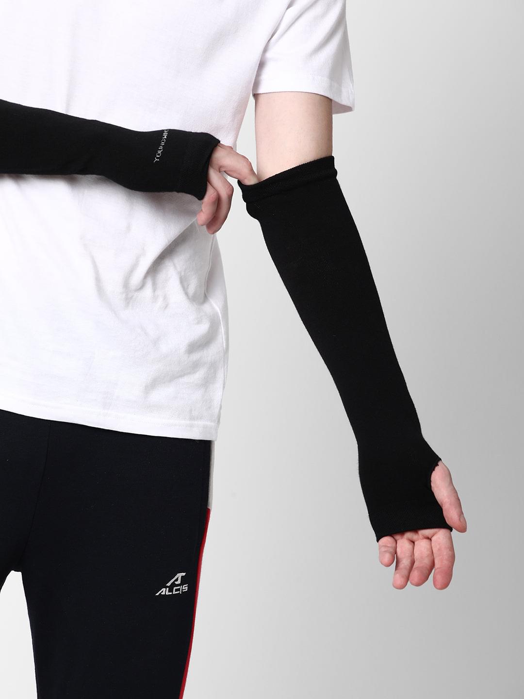 Antibacterial Arm Protectors/Sleeves for Men (Pack of 1 - Pair, UPF 50+)