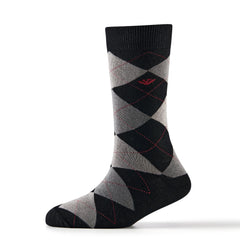 Young Wings Multicolor Self Design Free Size Calf Length Design Causal & Formal Wear Socks-(Pack of 5, Style no. M1-353N)