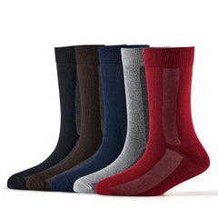 Young Wings Multicolor Self Design Free Size Calf Length Causal & Formal Wear Socks-(Pack of 5, Style no.3709-M1)