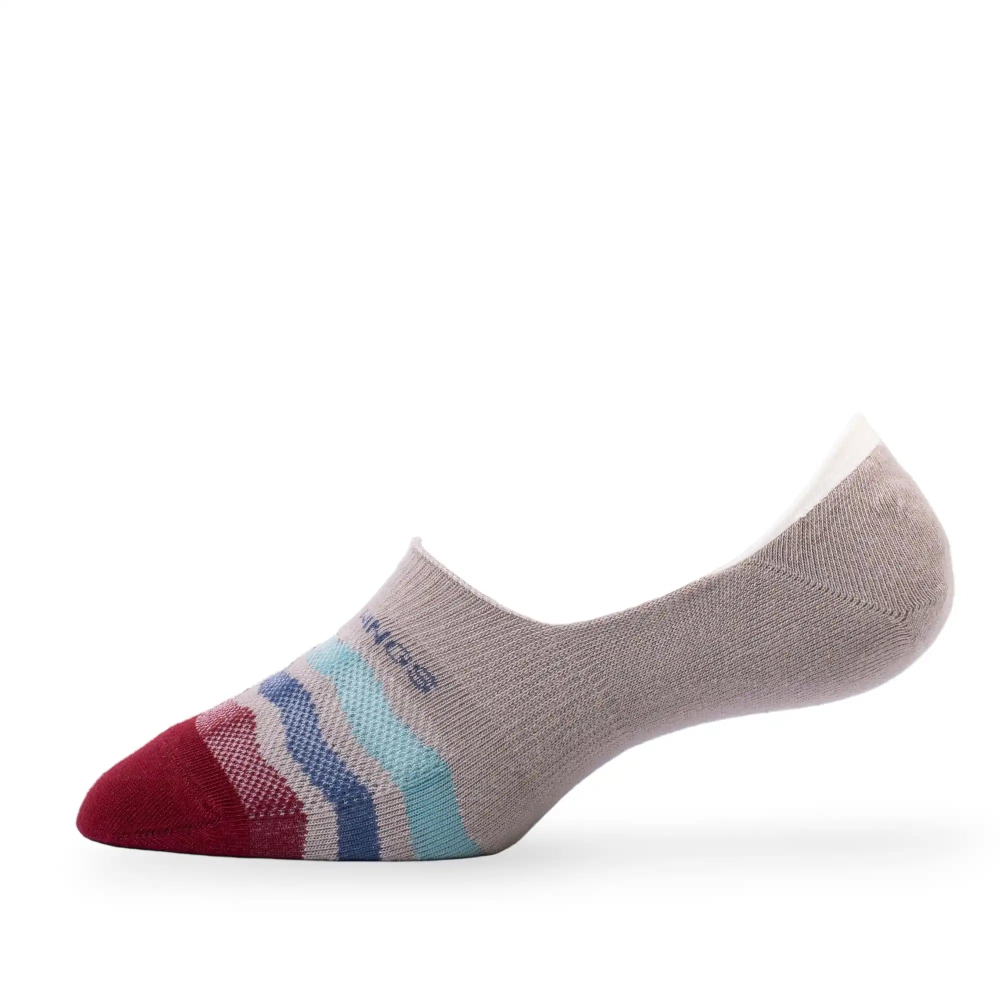 Young Wings Women's Multi Colour Cotton Fabric Design No-Show Socks - Pack of 5, Style no. 9007-W1