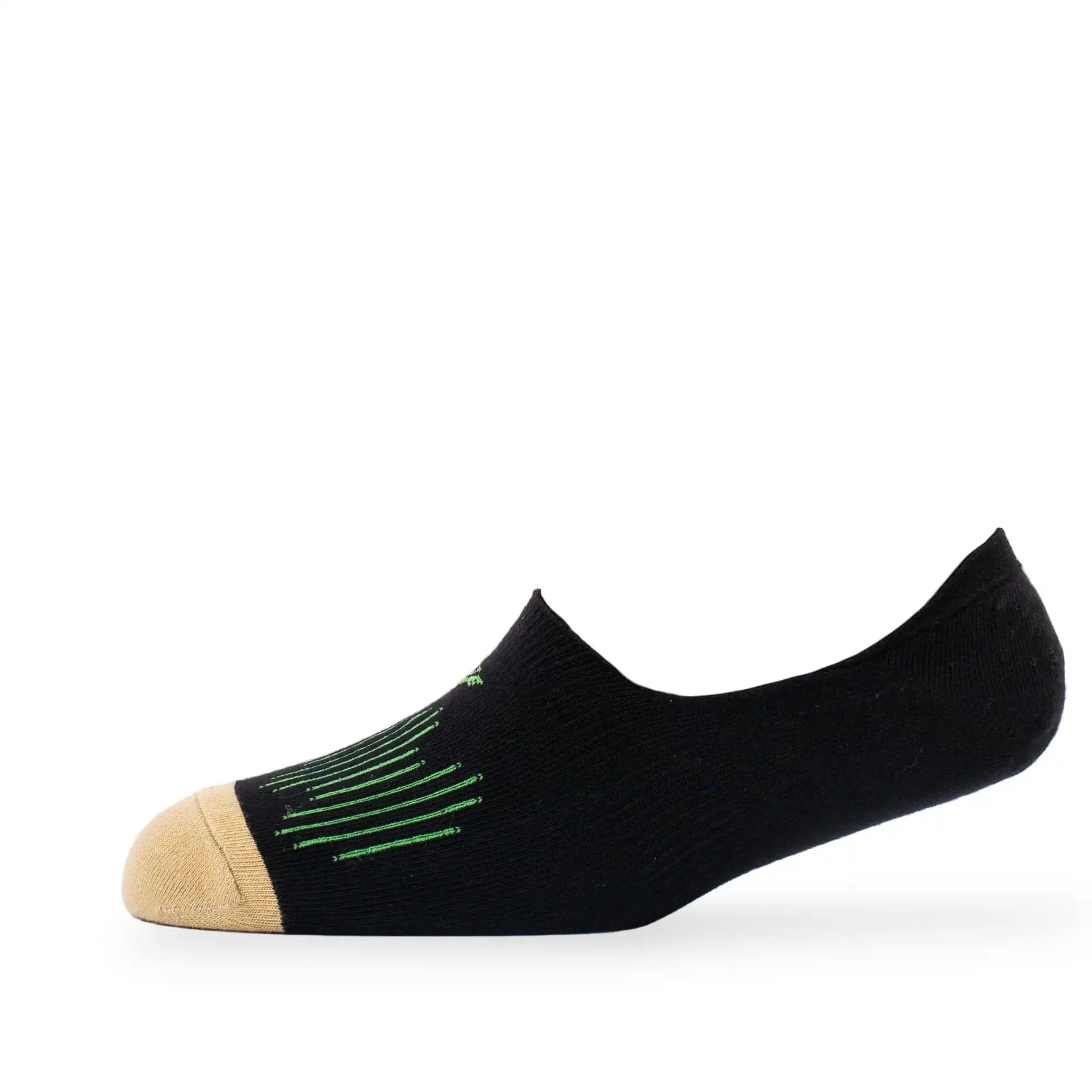 Young Wings Men's Multi Colour Cotton Fabric Design No-Show Socks - Pack of 5, Style no. M1-131 N
