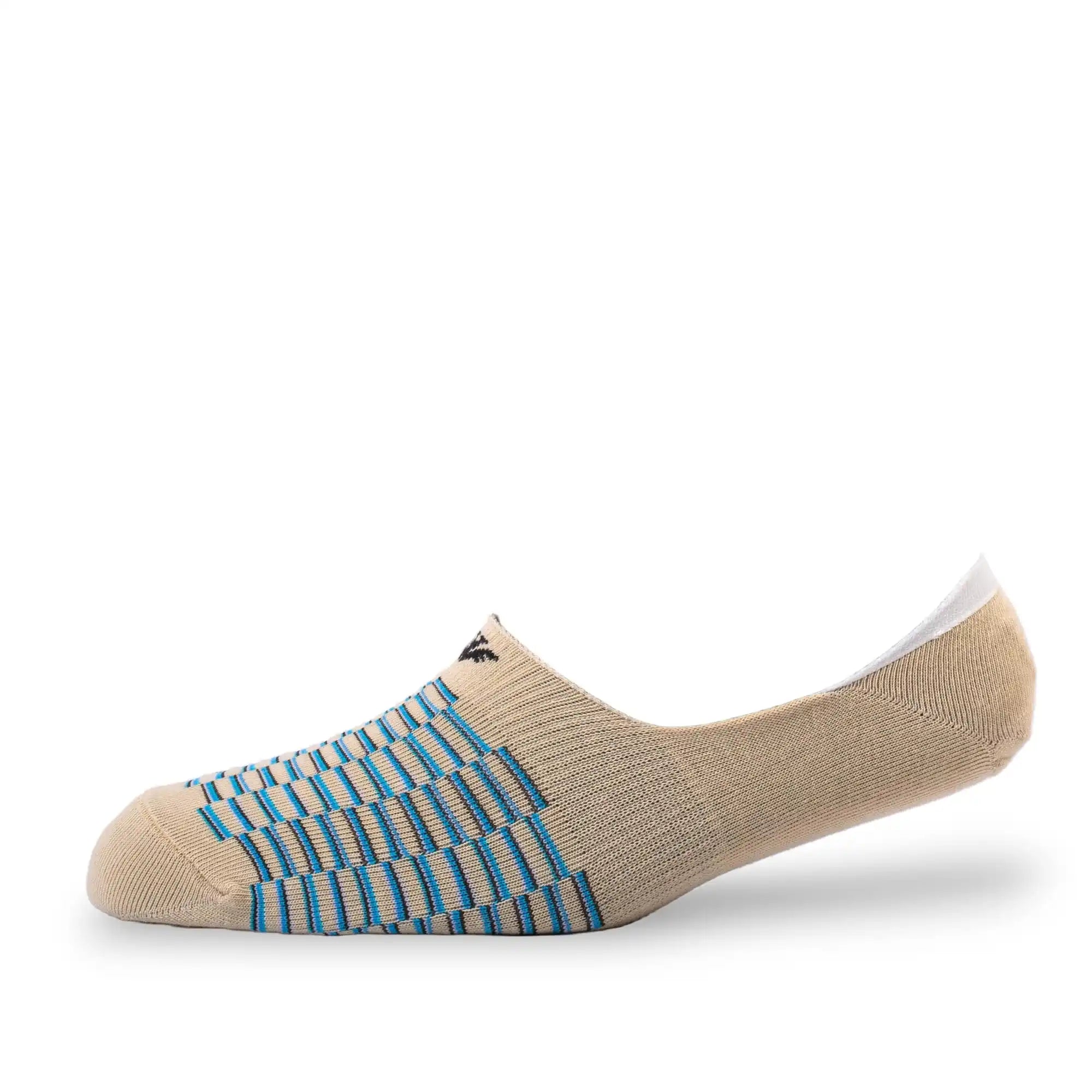 Young Wings Men's Multi Colour Cotton Fabric Design No-Show Socks - Pack of 5, Style no. M1-111 N