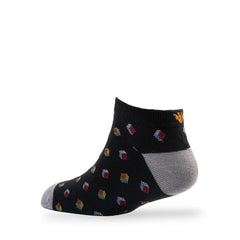 Young Wings Men's Multi Colour Cotton Fabric Design Low Ankle Length Socks - Pack of 5, Style no. 1715-M1