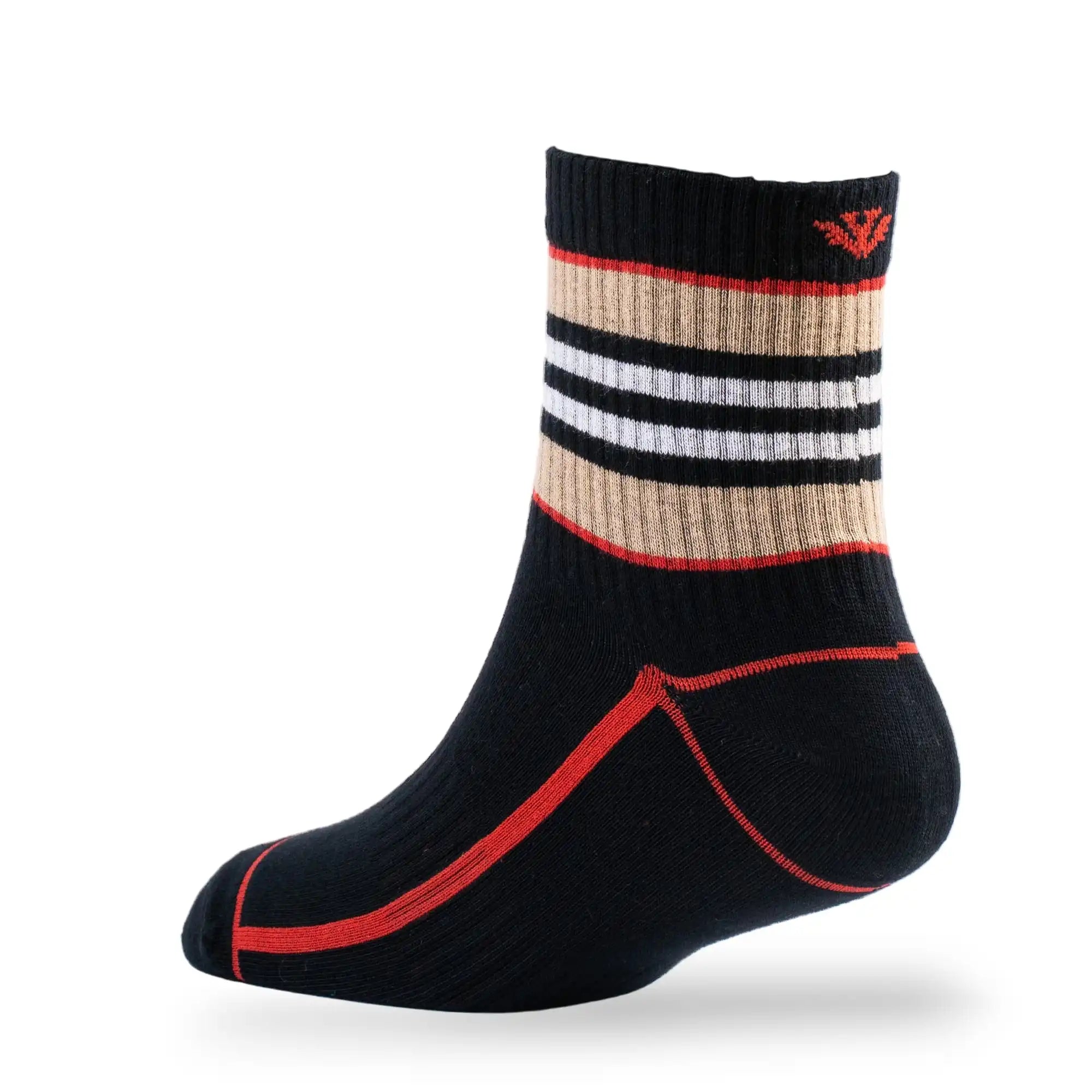 Young Wings Men's Multi Colour Cotton Fabric Design Ankle Length Socks - Pack of 5, Style no. M1-2114 N