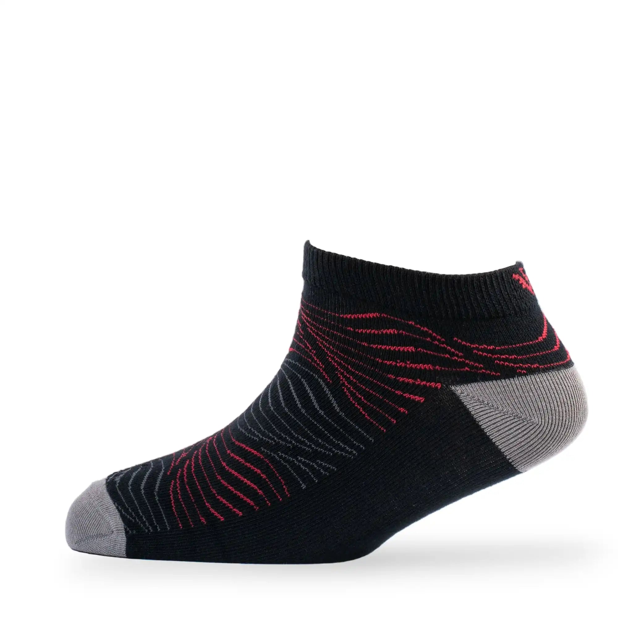 Young Wings Men's Multi Colour Cotton Fabric Design Low Ankle Length Socks - Pack of 5, Style no. 1711-M1