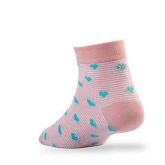 Young Wings Women's Multi Colour Cotton Fabric Design Ankle Length Socks - Pack of 5, Style no. W1-4007 N