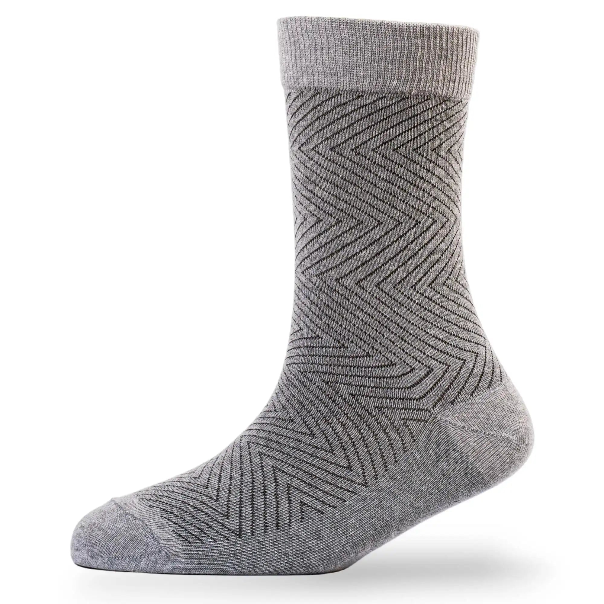 Young Wings Men's Multi Colour Cotton Fabric Solid Full Length Socks - Pack of 5, Style no. 3304-M1