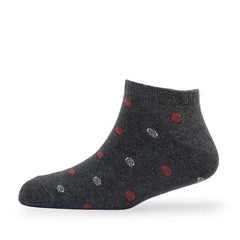 Young Wings Men's Multi Colour Cotton Fabric Design Low Ankle Length Socks - Pack of 5, Style no. 1707-M1