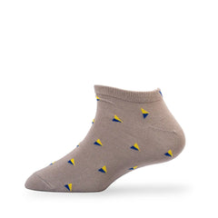 Young Wings Men's Multi Colour Cotton Fabric Design Low Ankle Length Socks - Pack of 5, Style no. 1704-M1