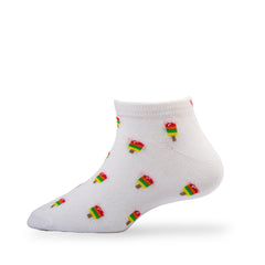 Young Wings Men's Multi Colour Cotton Fabric Design Low Ankle Length Socks - Pack of 5, Style no. M1-LC 0212 N