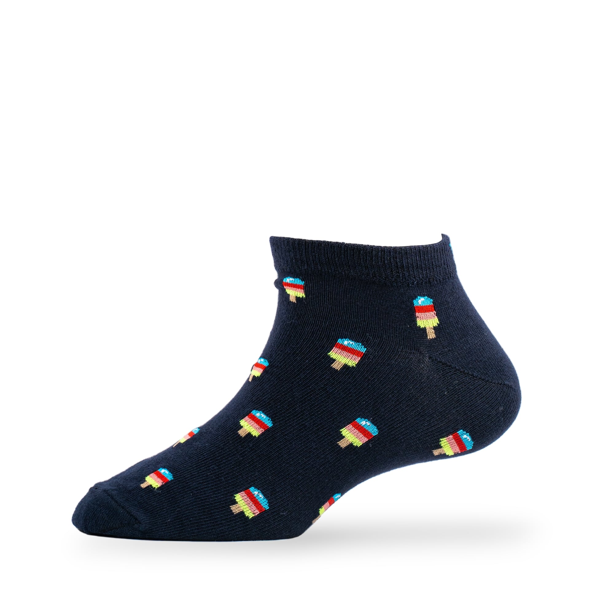 Young Wings Men's Multi Colour Cotton Fabric Design Low Ankle Length Socks - Pack of 5, Style no. M1-LC 0212 N