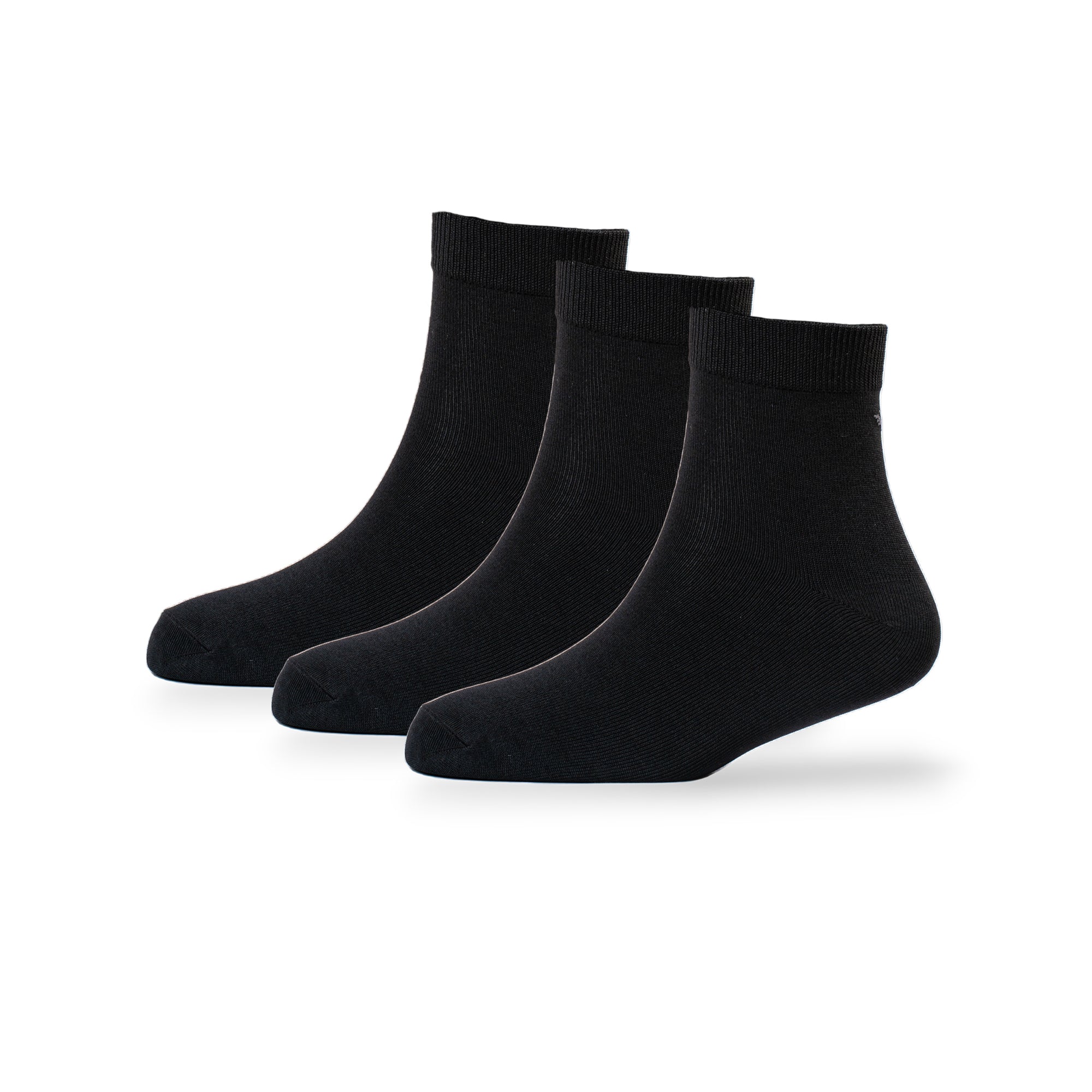 Young Wings Men's Dri-Fit Polyester Solid Ankle Length Socks - Pack of 3, Style.no. M1-2142N