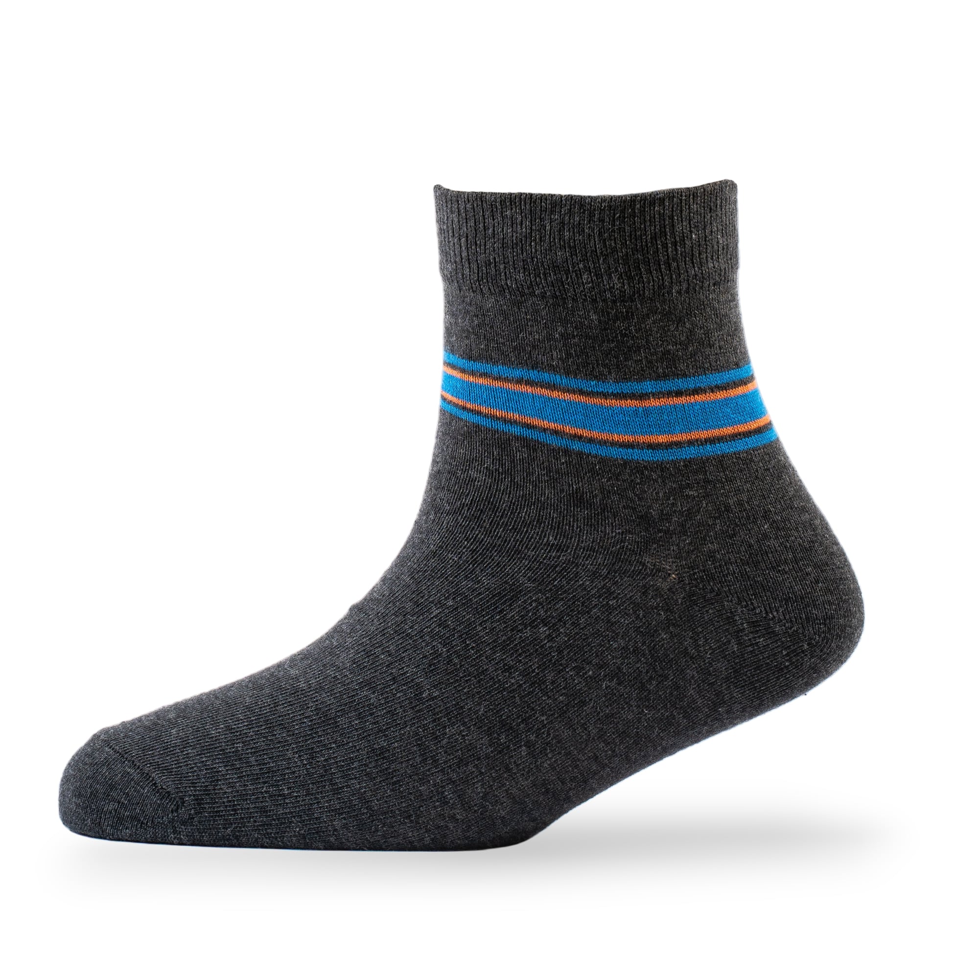 Young Wings Men's Multi Colour Cotton Fabric Stripe Ankle Length Socks - Pack of 5, Style no. M1-2141 N