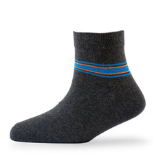 Young Wings Men's Multi Colour Cotton Fabric Stripe Ankle Length Socks - Pack of 5, Style no. M1-2141 N