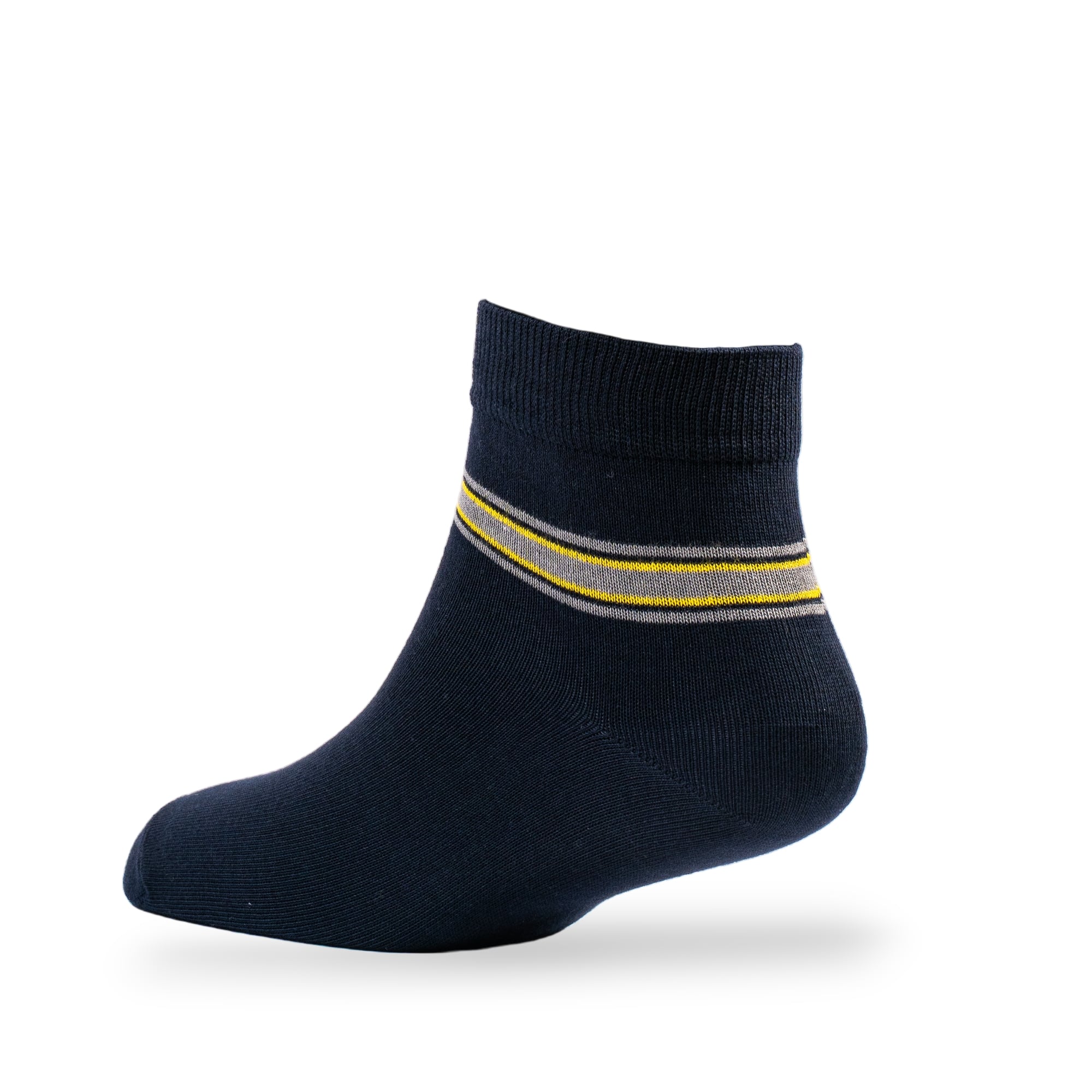 Young Wings Men's Multi Colour Cotton Fabric Stripe Ankle Length Socks - Pack of 5, Style no. M1-2141 N