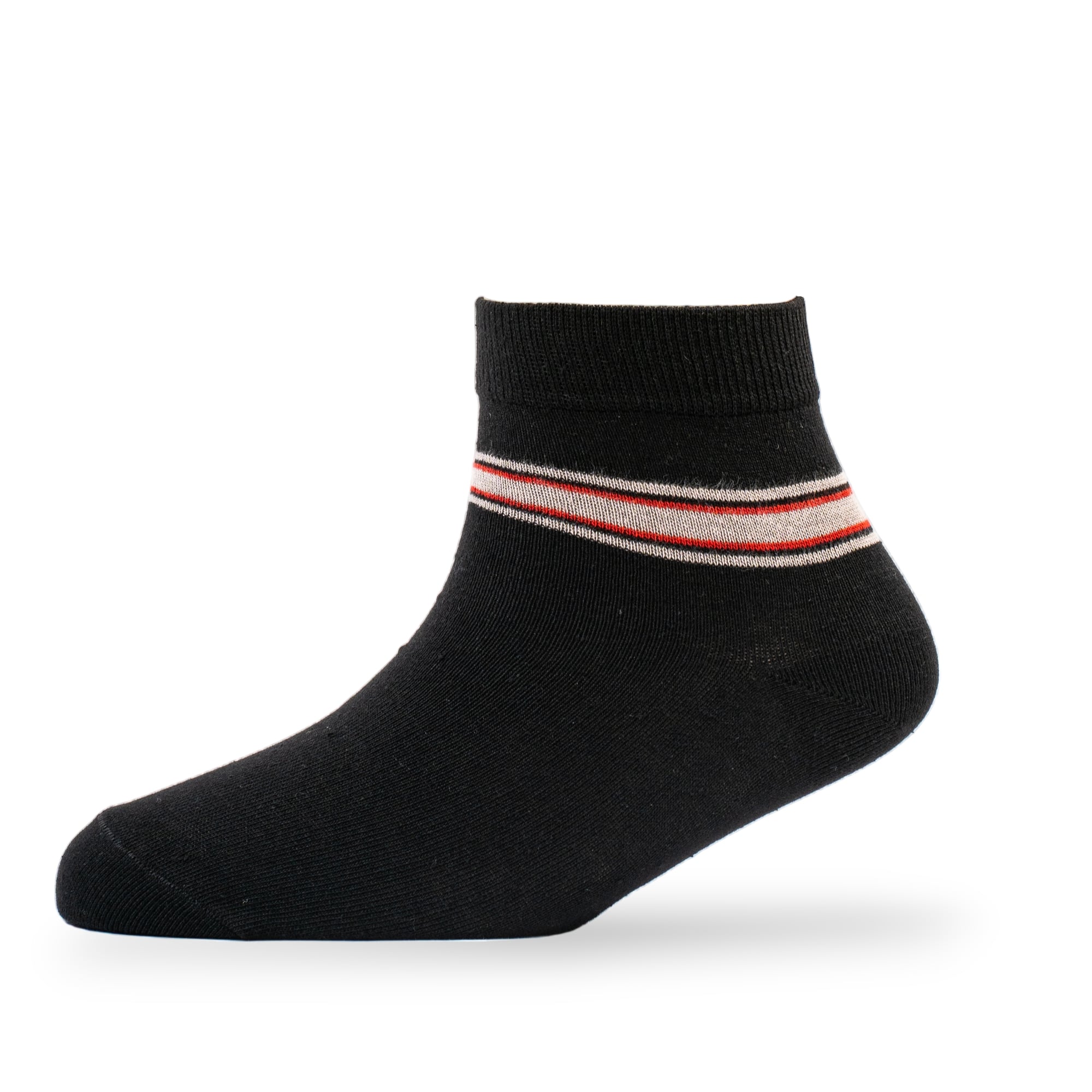 Young Wings Men's Multi Colour Cotton Fabric Stripe Ankle Length Socks - Pack of 5, Style no. M1-2141 N