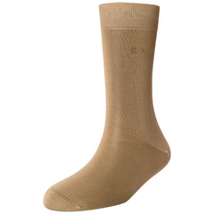 Men's Fine Monogram Standard Length Socks