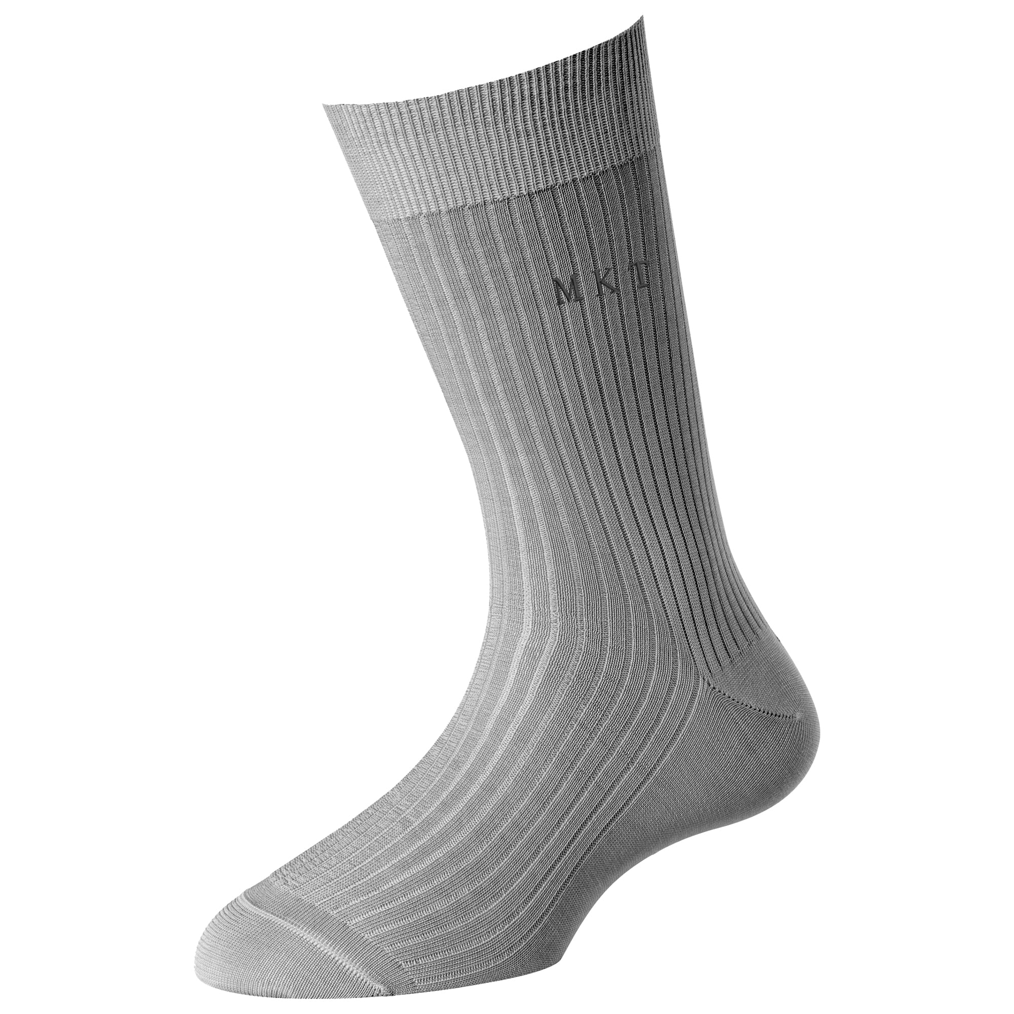 Women's Super Fine 4x1 RIB Monogram Socks