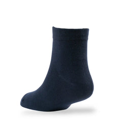 Young Wings Men's Navy Colour Cotton Fabric Solid Ankle Length Socks - Pack of 5, Style no. M1-224