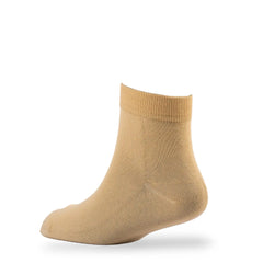 Young Wings Men's Beige Colour Cotton Fabric Solid Ankle Length Socks - Pack of 5, Style no. M1-224