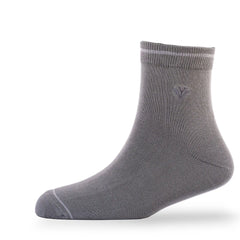 Young Wings Men's Multi Colour Pima Cotton Fabric Solid Ankle Length Socks - Pack of 2, Style no. M1-280 N