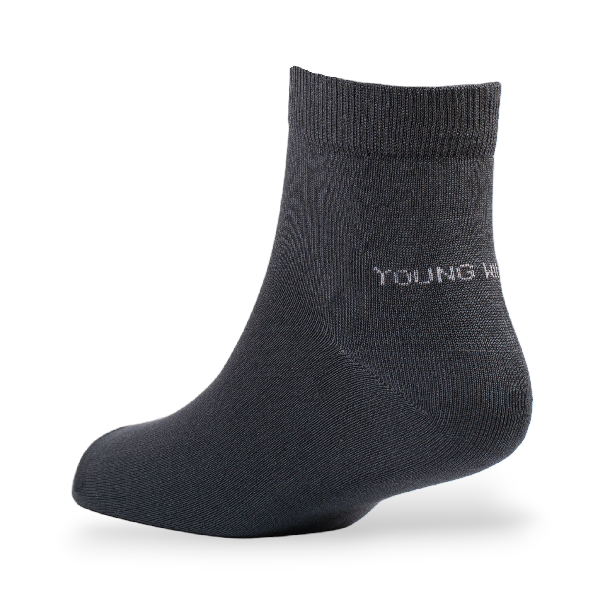 Young Wings Men's Multi Colour Cotton Fabric Solid Ankle Length Socks - Pack of 5, Style no. M1-295-001 N