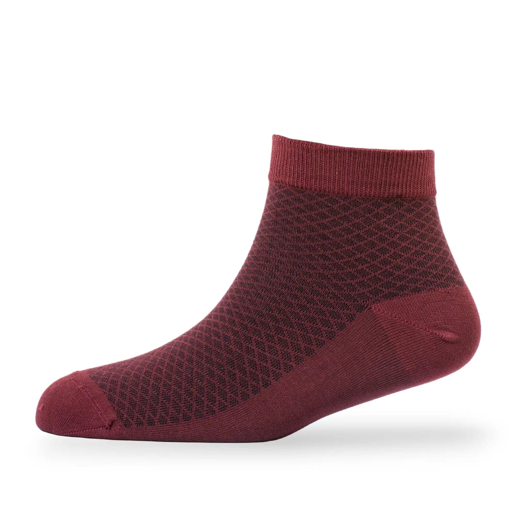 Young Wings Men's Multi Colour Cotton Fabric Self Ankle Length Socks - Pack of 3, Style no. M1-2123 N