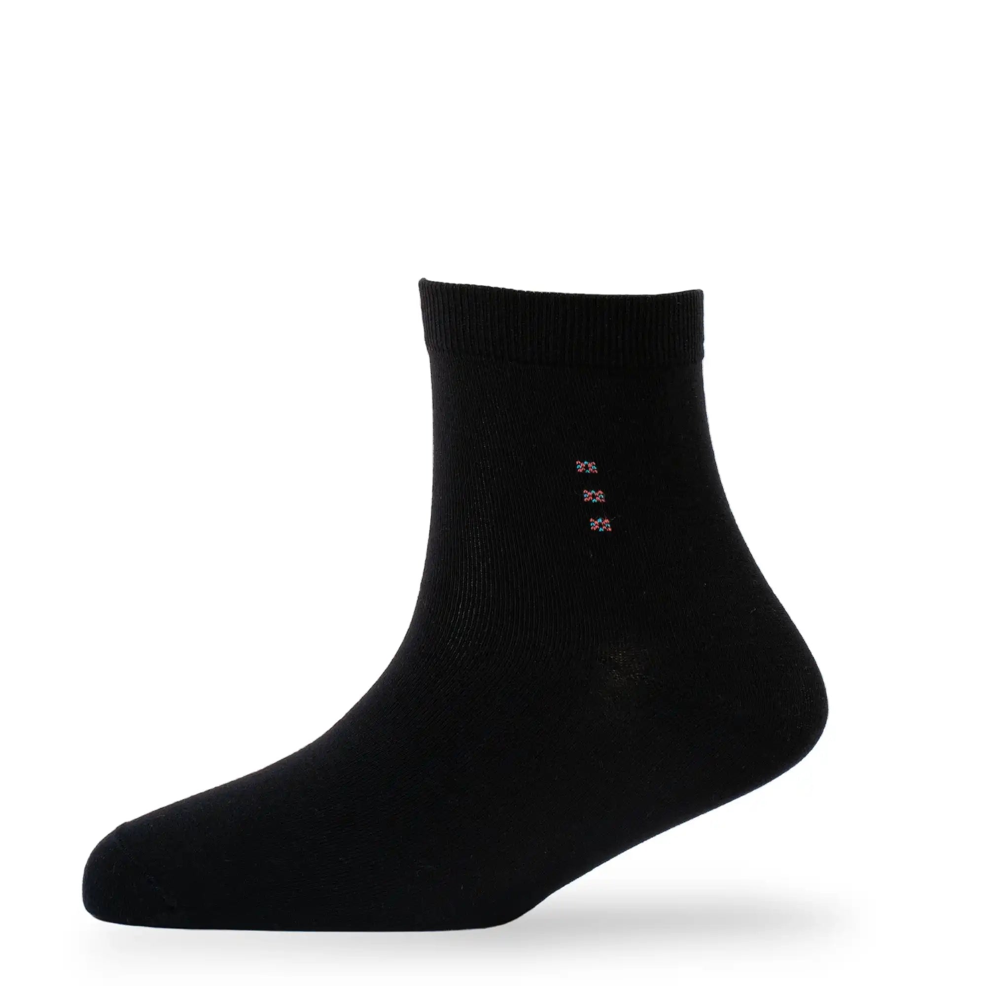 Young Wings Men's Multi Colour Cotton Fabric Solid Ankle Length Socks - Pack of 3, Style no. M1-2134 N