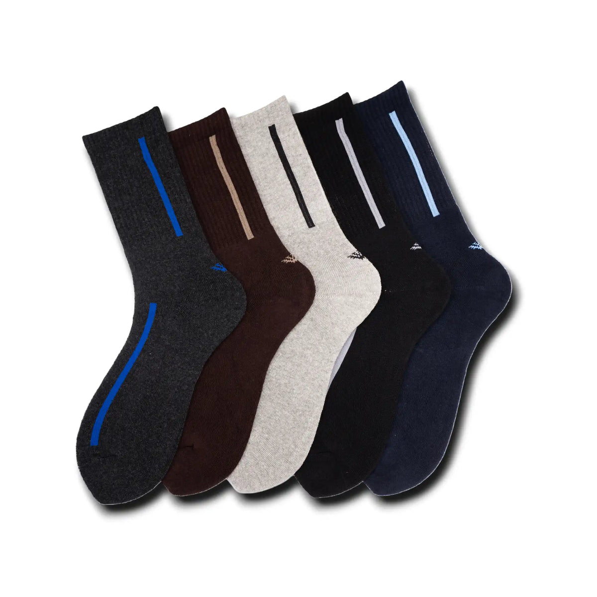 Young Wings Men's Multi Colour Cotton Fabric Design Full Length Socks - Pack of 3, Style no. M1-369