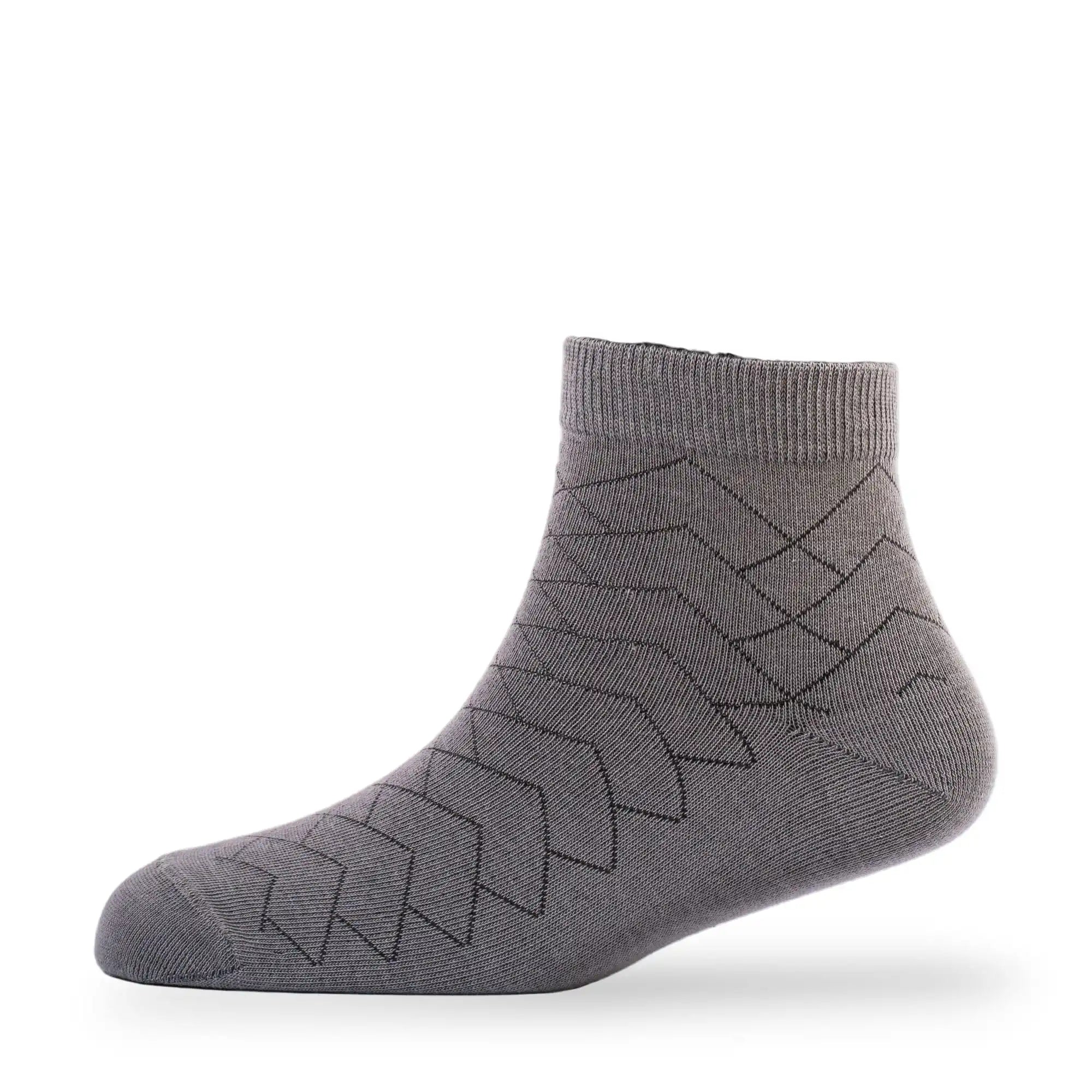 Young Wings Men's Multi Colour Cotton Fabric Solid Ankle Length Socks - Pack of 5, Style no. 2305-M1