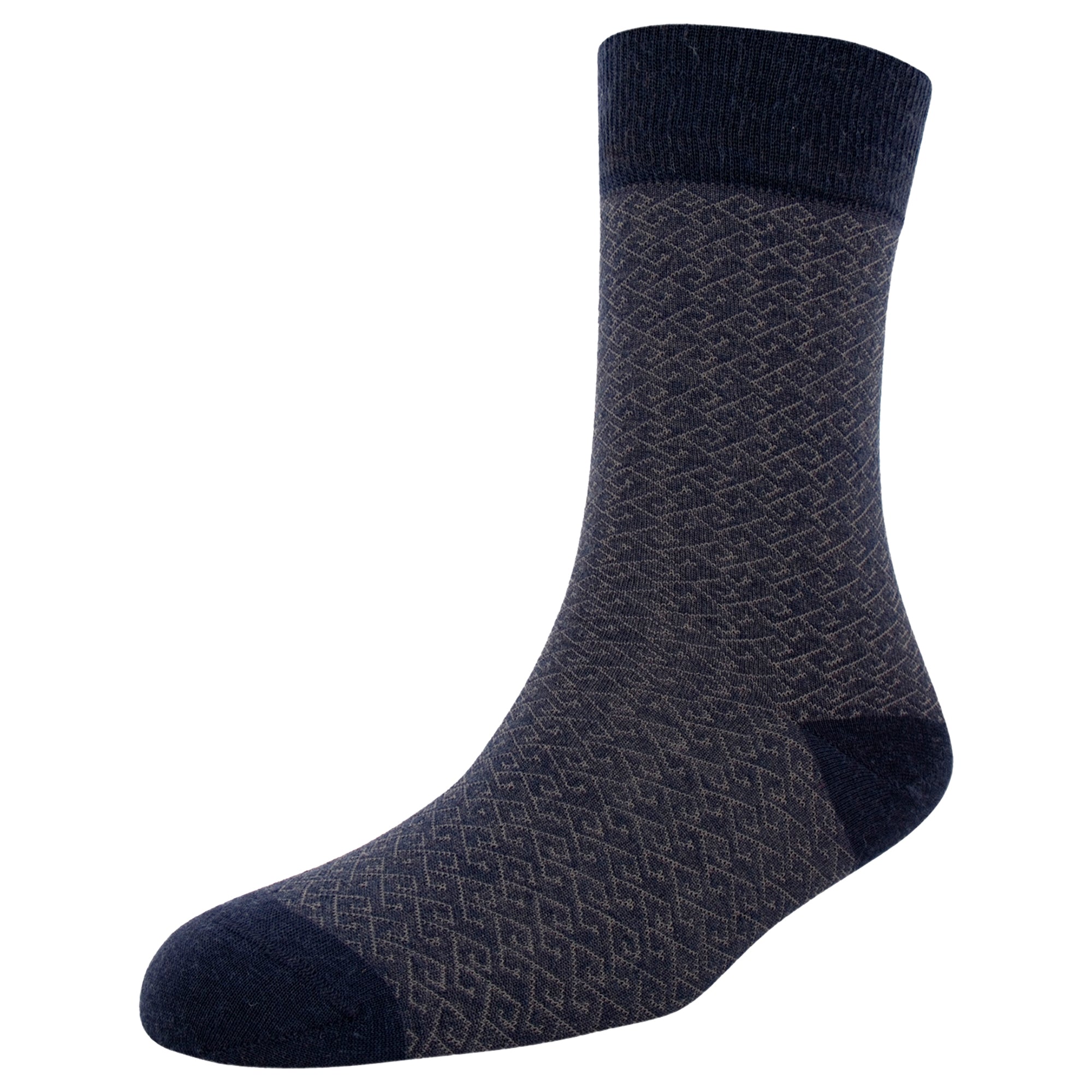Men's Merino Wool Abstract Fashion Standard Length Socks