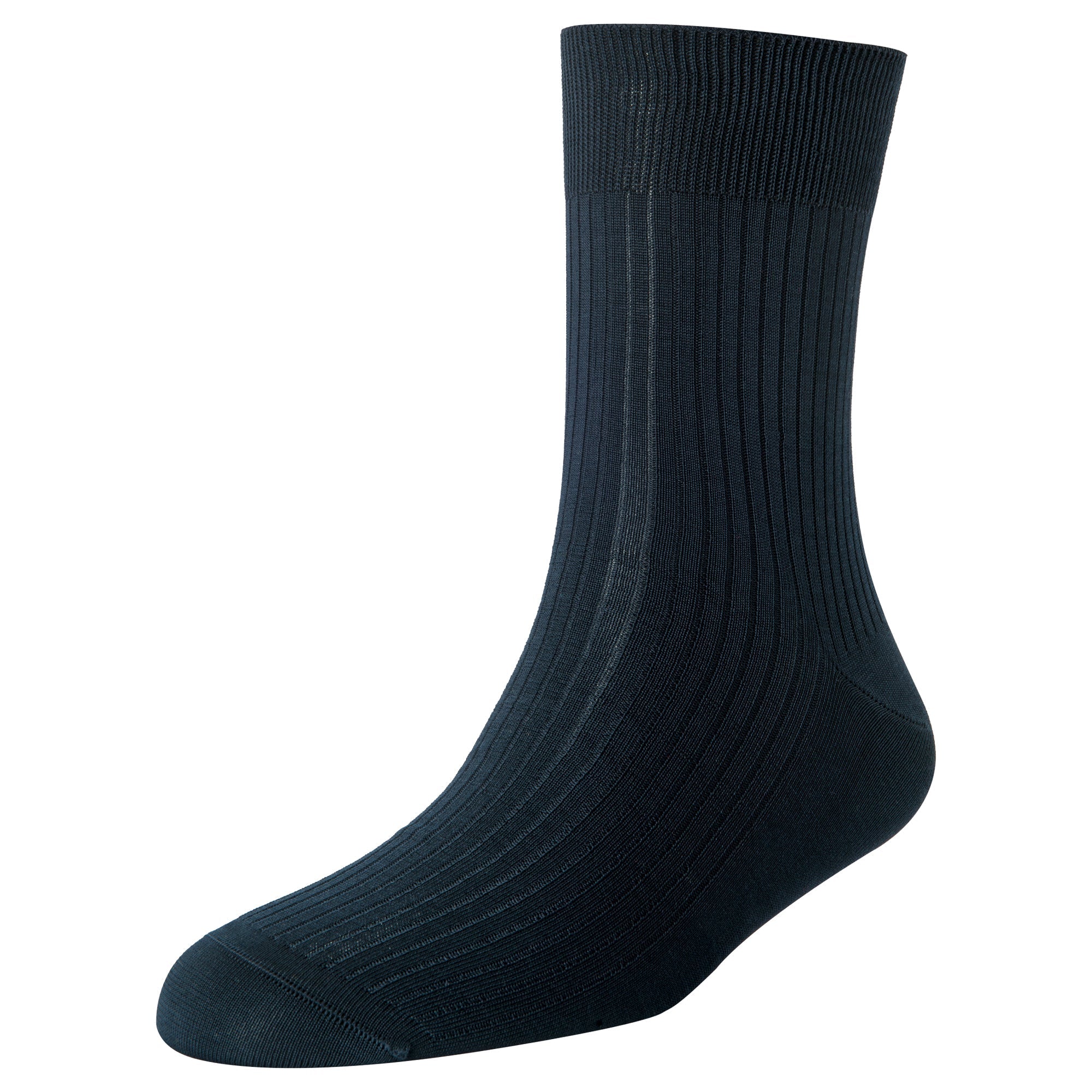 Men's Super Fine 4x1 RIB Mid Socks