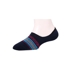 Men's Invisible/No-Show Jacquard Stripe Socks