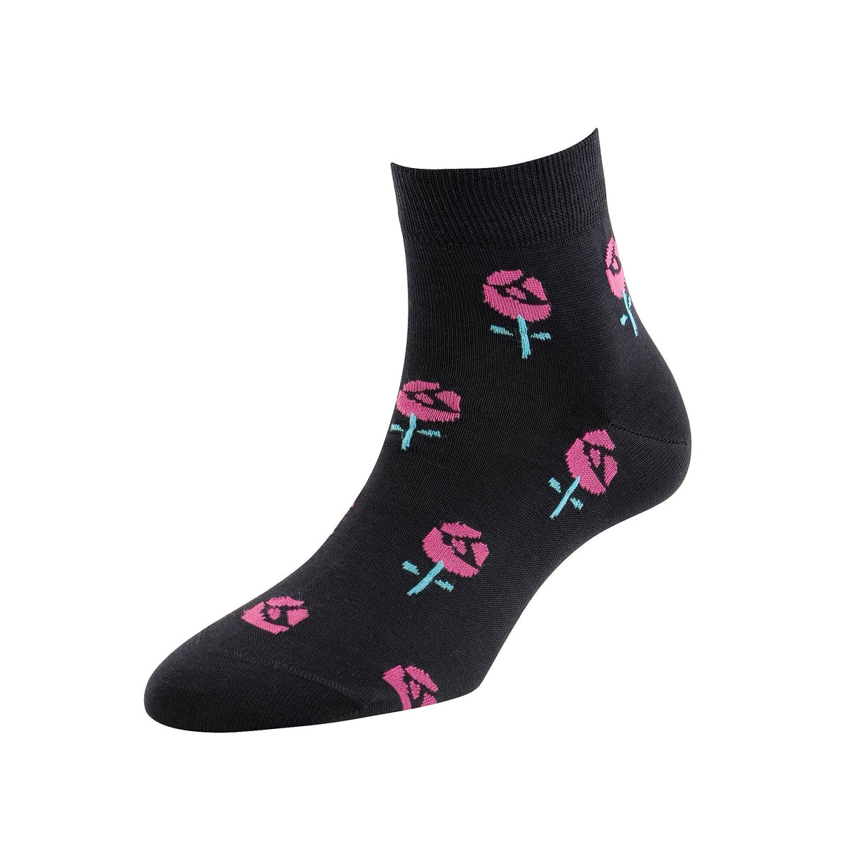 Women's Fashion Rose Ankle Socks
