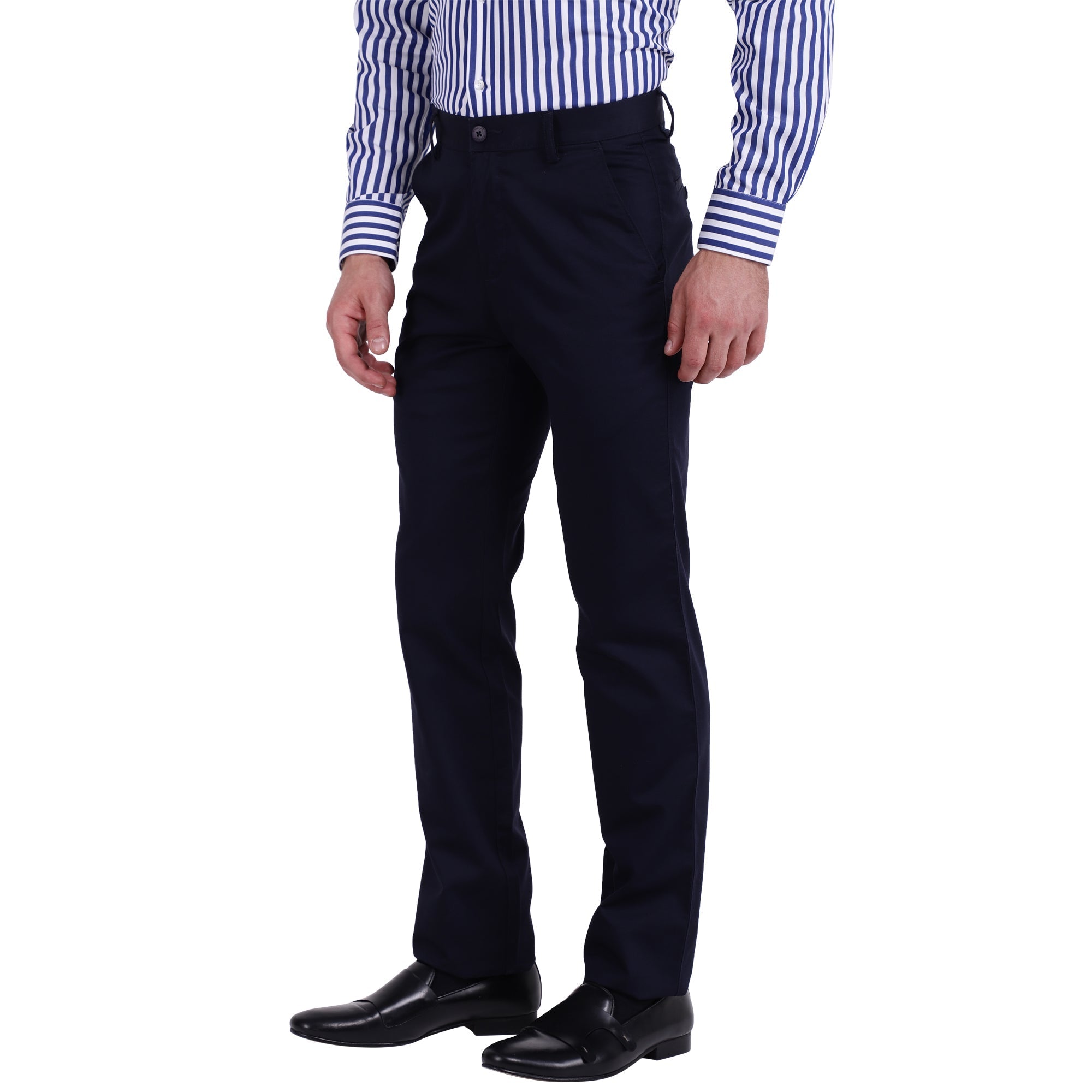 Buy Pesado Men Solid Royal Blue Formal Trousers Online at Best Prices in  India - JioMart.