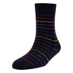 Men's High Fashion Zig Zag Standard Length Socks
