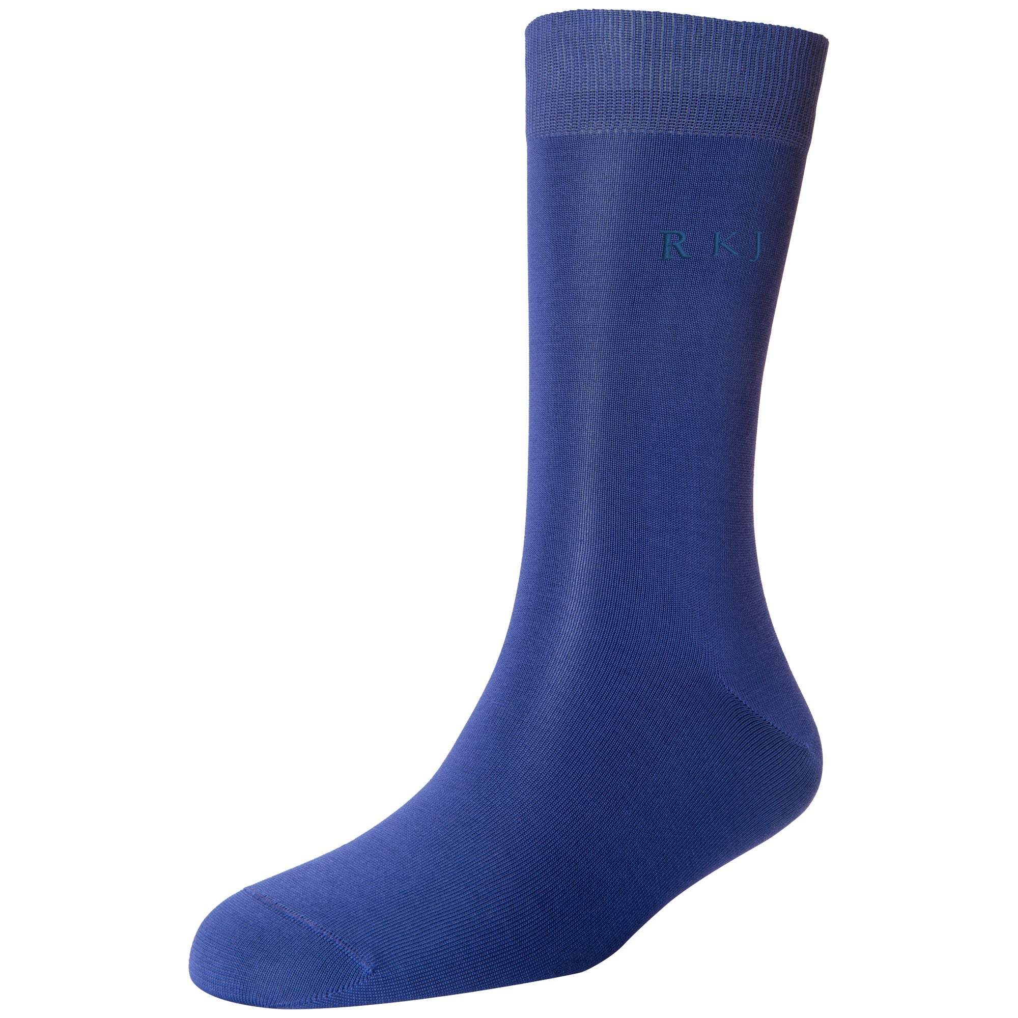 Men's Fine Monogram Standard Length Socks