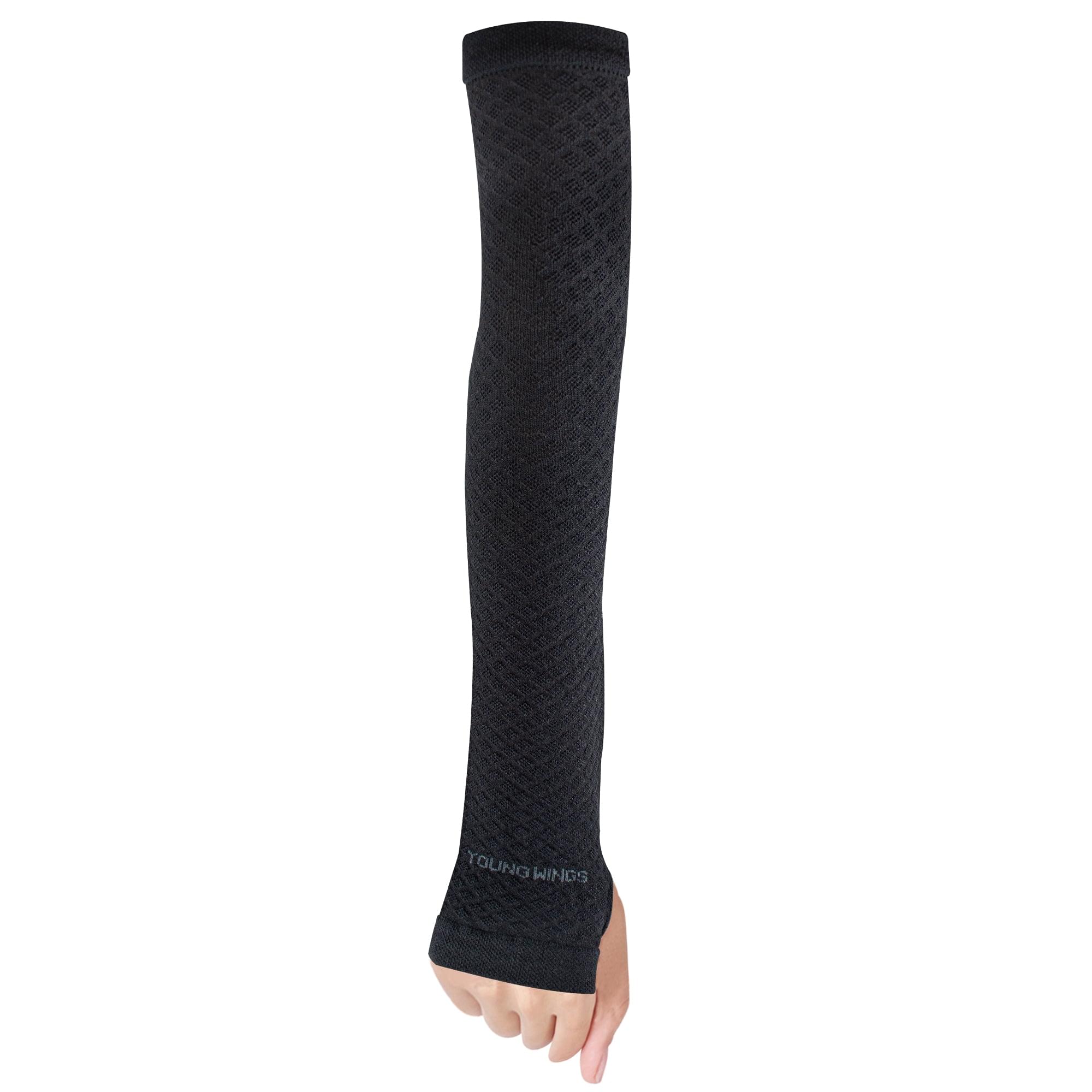Antibacterial Square Fashion Arm Protectors for Women (Pack of 1 - Pair, UPF 50+)