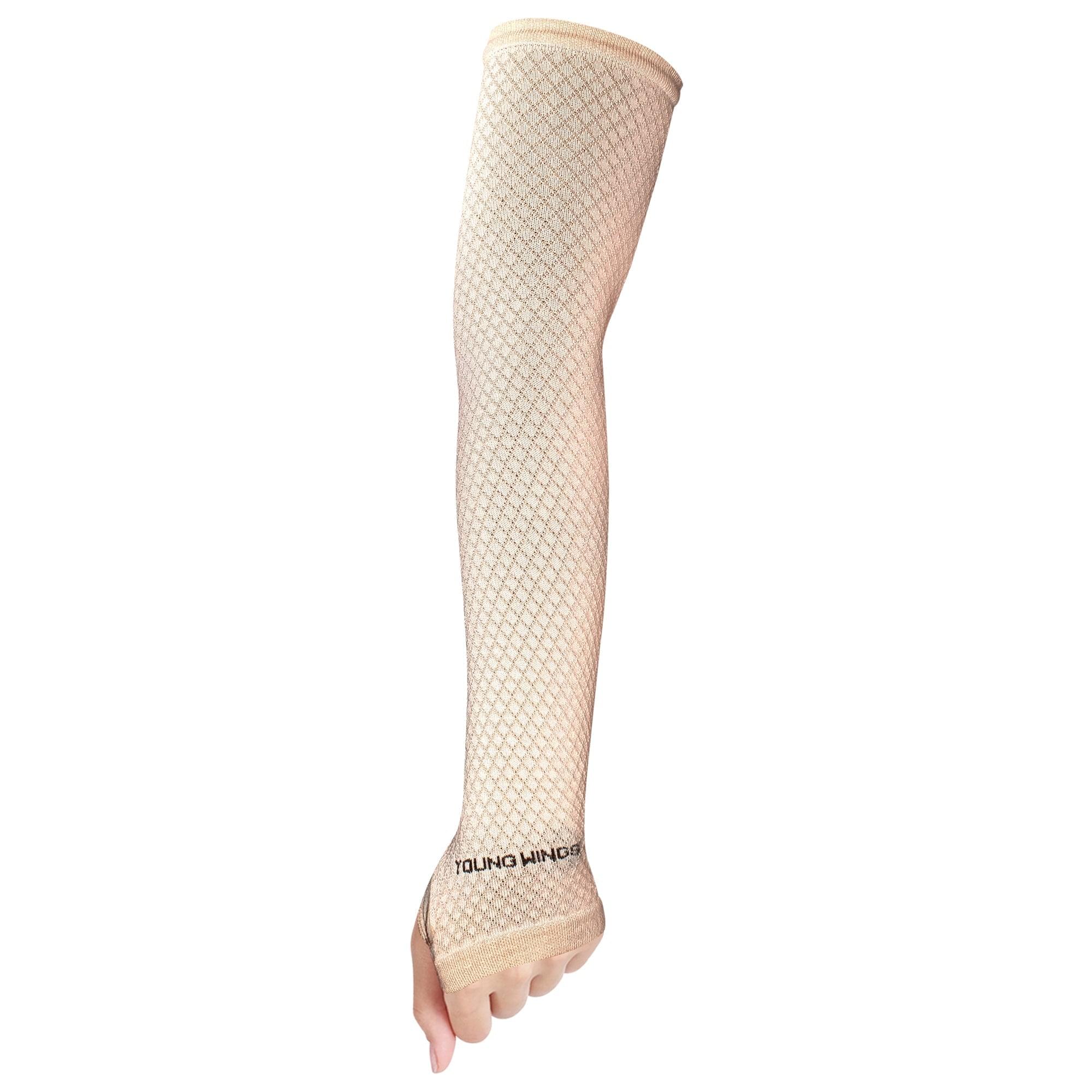 Antibacterial Square Fashion Arm Protectors for Women (Pack of 1 - Pair, UPF 50+)