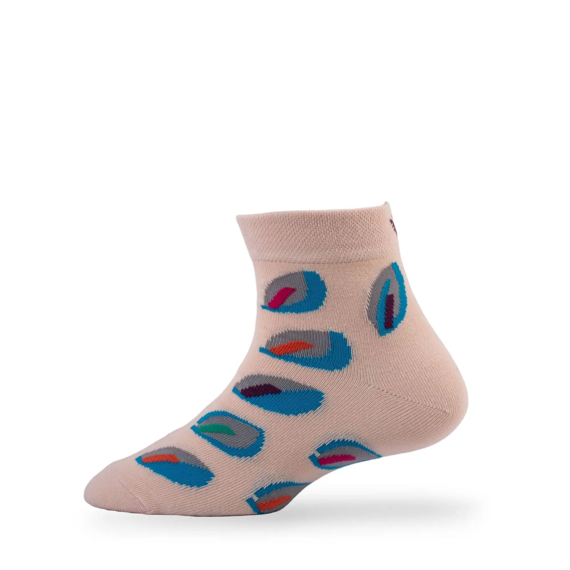 Young Wings Women's Multi Colour Cotton Fabric Solid Ankle Length Socks - Pack of 5, Style no. 5115-W1