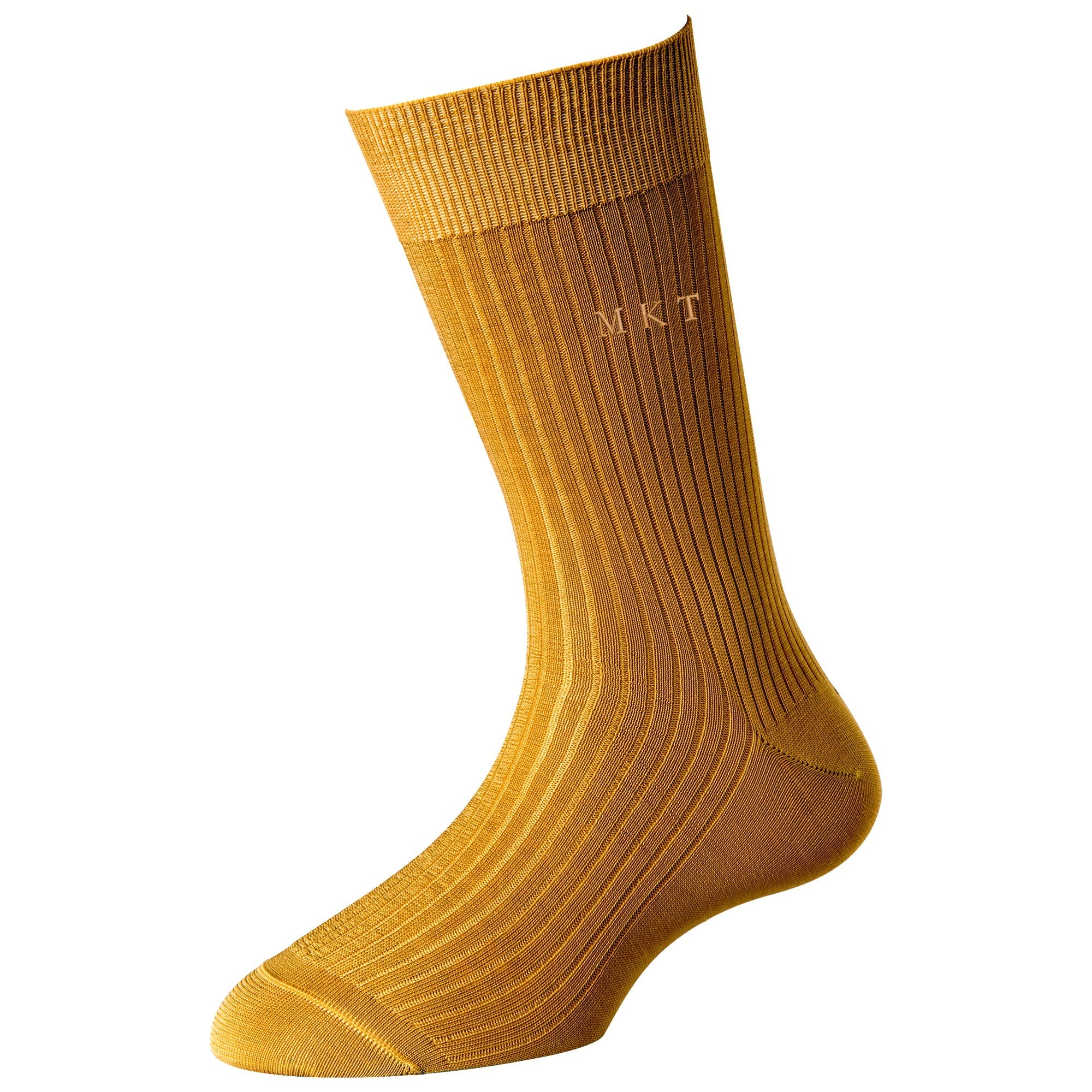 Women's Super Fine 4x1 RIB Monogram Socks