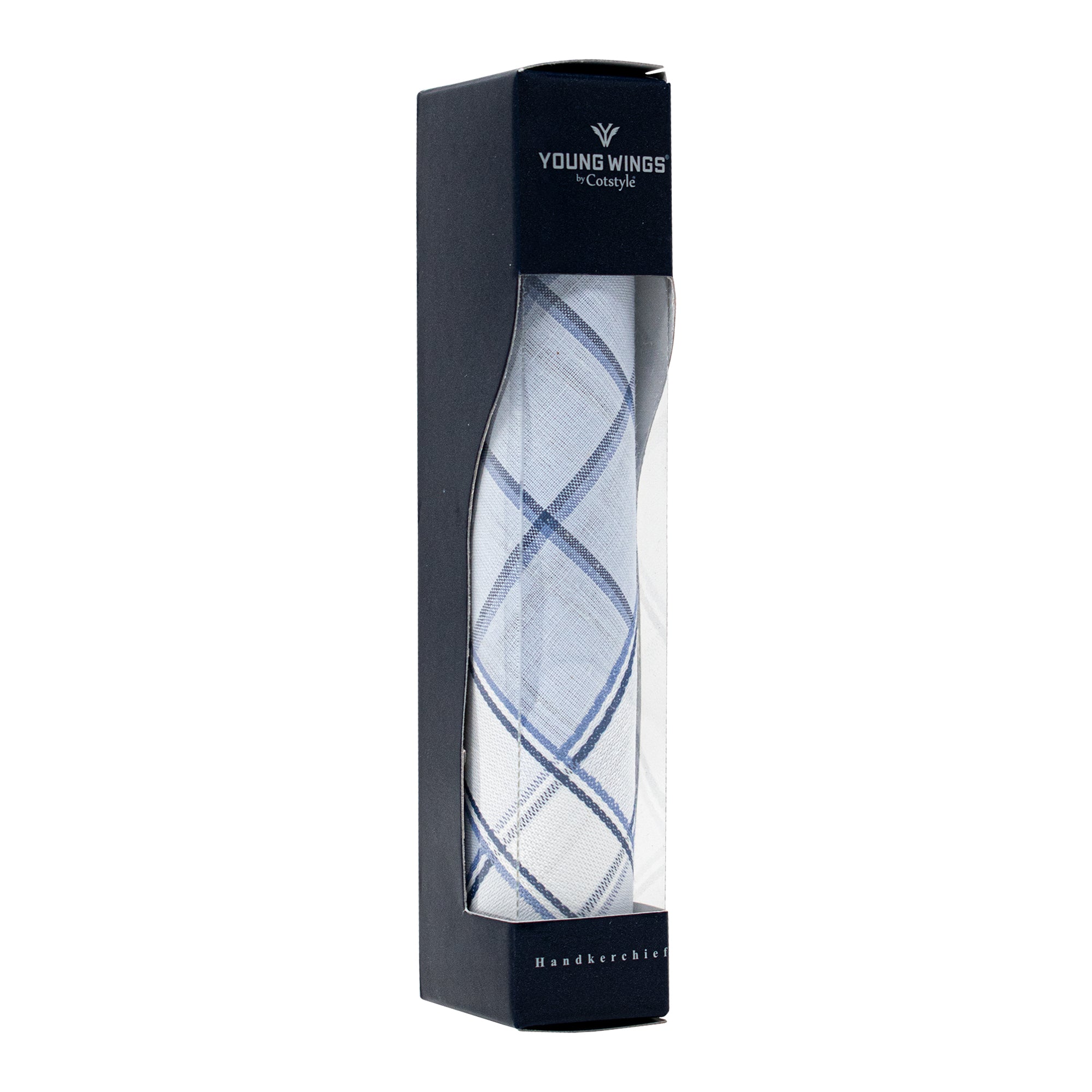 Men's Imerial Premium Cotton Handkerchief - Pastel Stripe