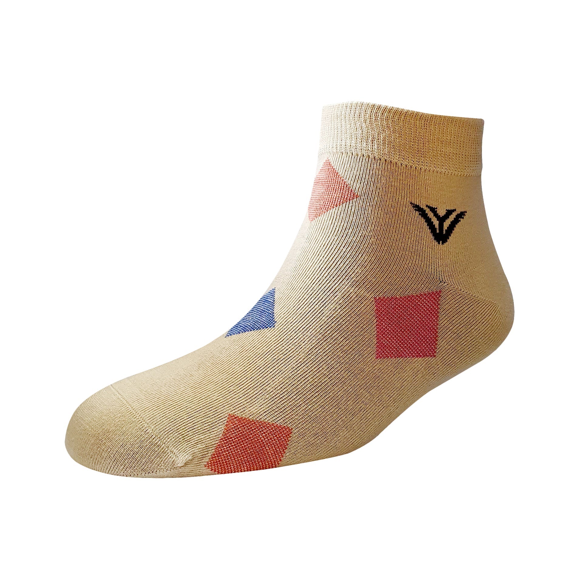 Men's YW-M1-225 Fashion Diamond Ankle Socks